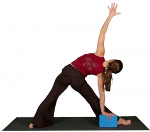 trikonasana-block